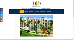 Desktop Screenshot of dinakaranpropertydevelopers.com